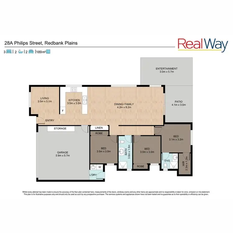 Floorplan of Homely house listing, 28A Philip Street, Redbank Plains QLD 4301