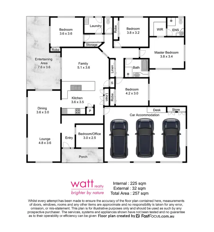 Floorplan of Homely house listing, 3 Malparara Place, Carseldine QLD 4034