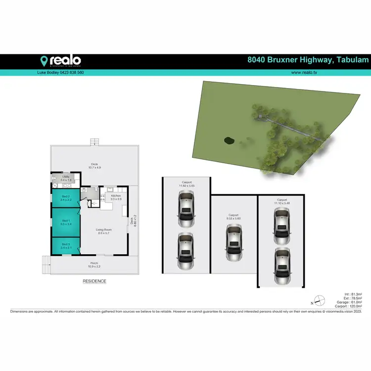Floorplan of Homely rural property listing, 8040 Bruxner Highway, Tabulam NSW 2469