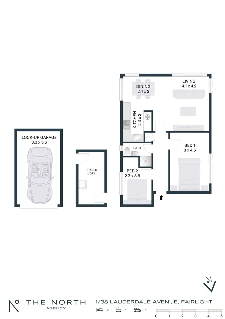 Floorplan of Homely apartment listing, 1/38 Lauderdale Avenue, Fairlight NSW 2094