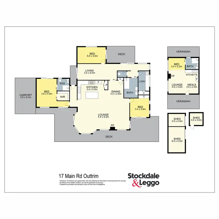 Floorplan of Homely rural property listing, 17 Main Road, Outtrim VIC 3951