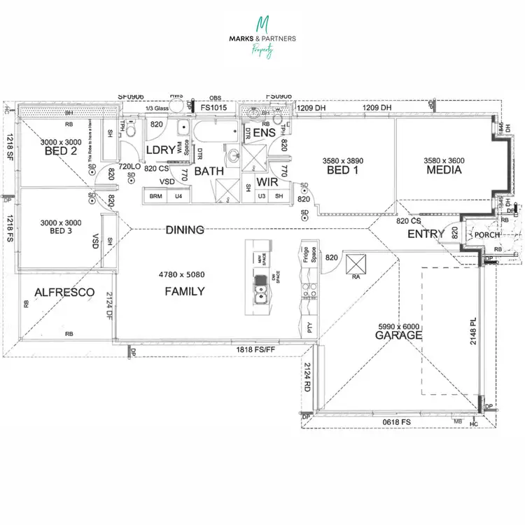Floorplan of Homely house listing, Lot 166 Cherry Venture Drive, Eli Waters QLD 4655