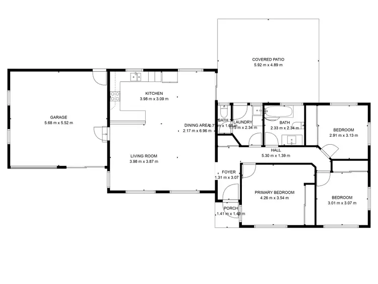 Floorplan of Homely house listing, 13 Palmer Avenue, Bargara QLD 4670