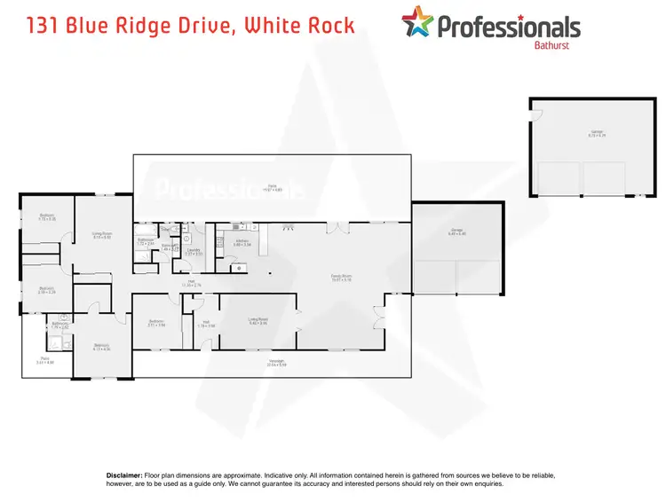 Floorplan of Homely house listing, 131 Blue Ridge Drive, White Rock NSW 2795
