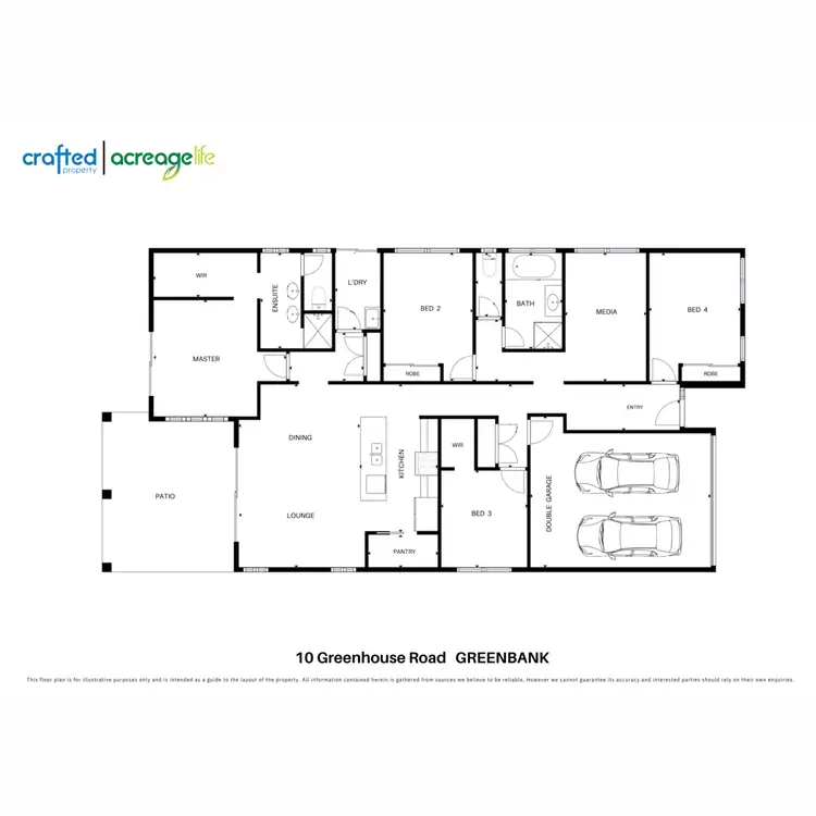 Floorplan of Homely house listing, 10 Greenhouse Road, Greenbank QLD 4124