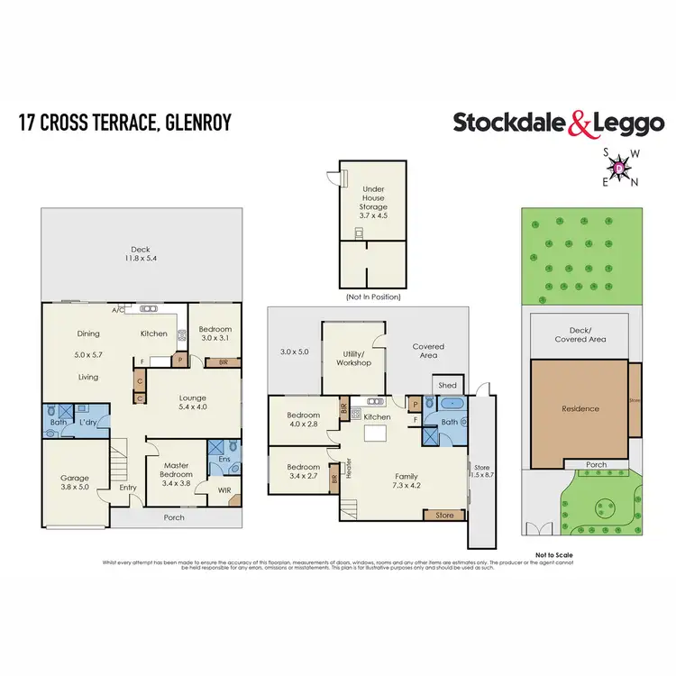 Floorplan of Homely house listing, 17 Cross Terrace, Glenroy VIC 3046