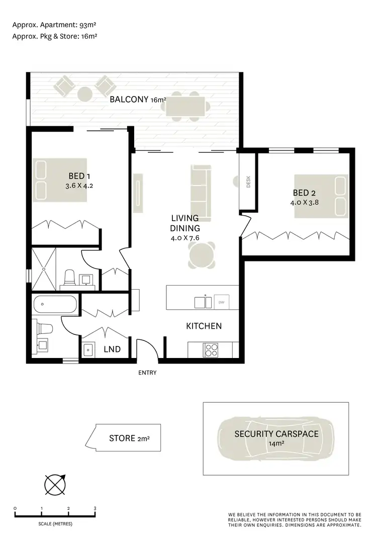 Floorplan of Homely apartment listing, 605S/5 Lardelli Drive, Ryde NSW 2112