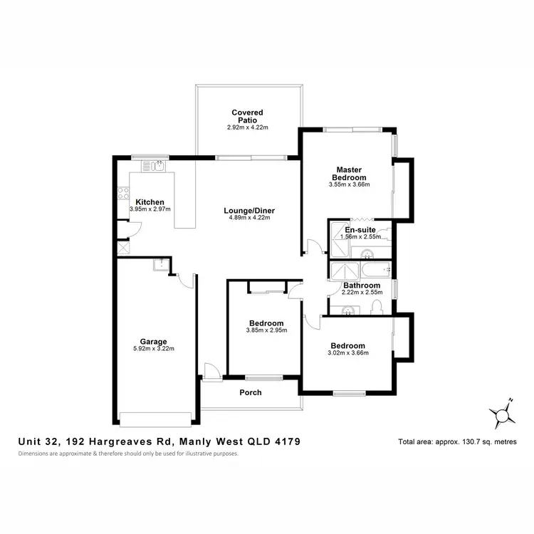 Floorplan of Homely townhouse listing, 32/192 Hargreaves Road, Manly West QLD 4179
