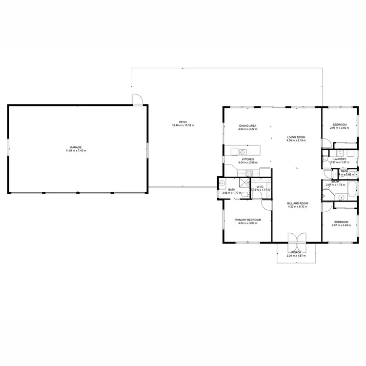 Floorplan of Homely rural property listing, 21 Billabong Way, Bucca QLD 4670