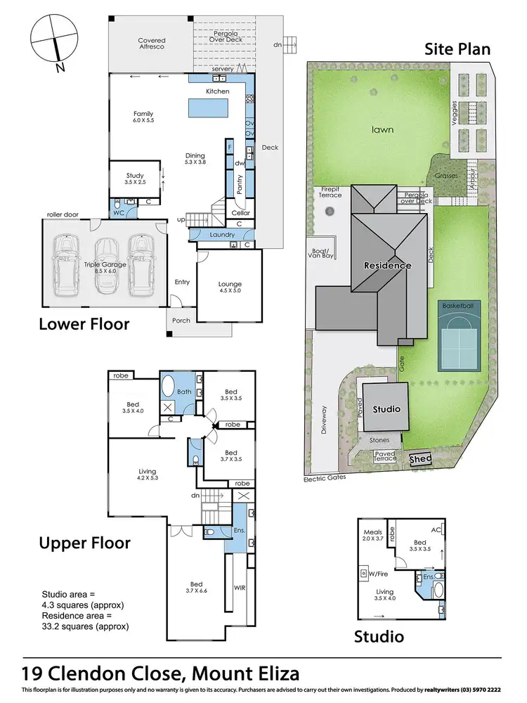 Floorplan of Homely house listing, 19 Clendon Close, Mount Eliza VIC 3930