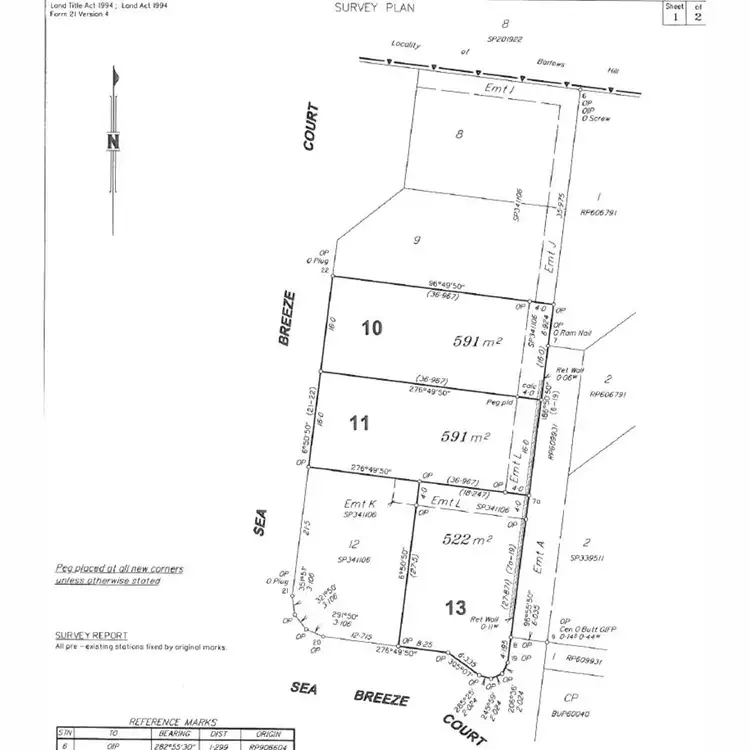 Floorplan of Homely land listing, LOT 13 Ocean Breeze Estate, Meikleville Hill QLD 4703