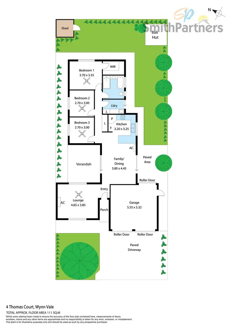 Floorplan of Homely house listing, 4 Thomas Court, Wynn Vale SA 5127