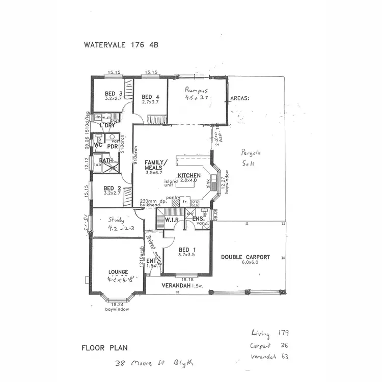 Floorplan of Homely house listing, 38 Moore Street, Blyth SA 5462