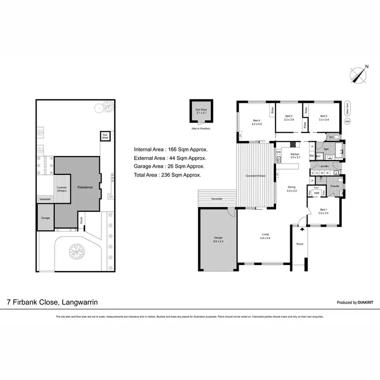 Floorplan of Homely house listing, 7 Firbank Close, Langwarrin VIC 3910