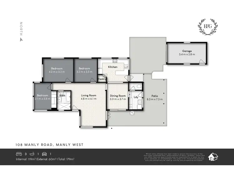 Floorplan of Homely house listing, 108 Manly Road, Manly West QLD 4179