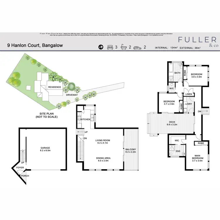 Floorplan of Homely house listing, 9 Hanlon Court, Bangalow NSW 2479
