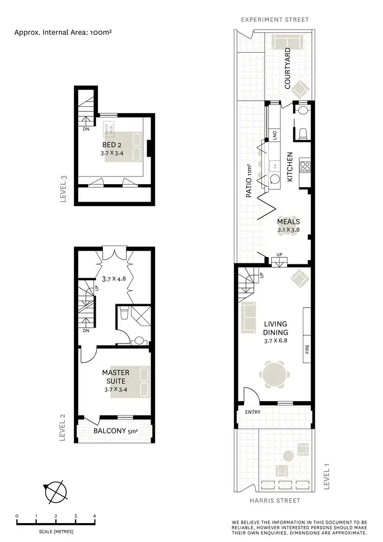 Floorplan of Homely terrace listing, 284 Harris Street, Pyrmont NSW 2009