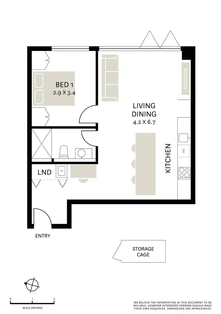 Floorplan of Homely apartment listing, 203/74-76 Wyndham Street, Alexandria NSW 2015