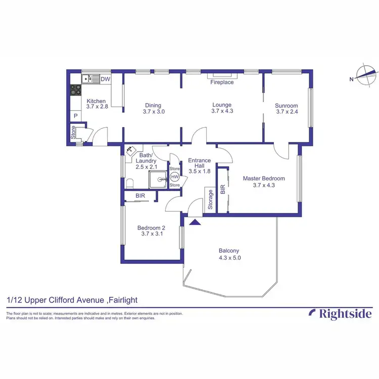 Floorplan of Homely block of units listing, 12 Clifford Avenue, Fairlight NSW 2094