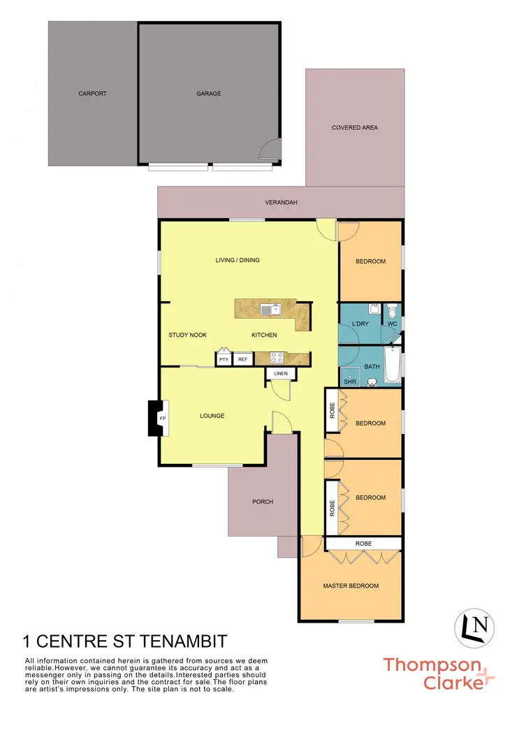Floorplan of Homely house listing, 1 Centre Street, Tenambit NSW 2323