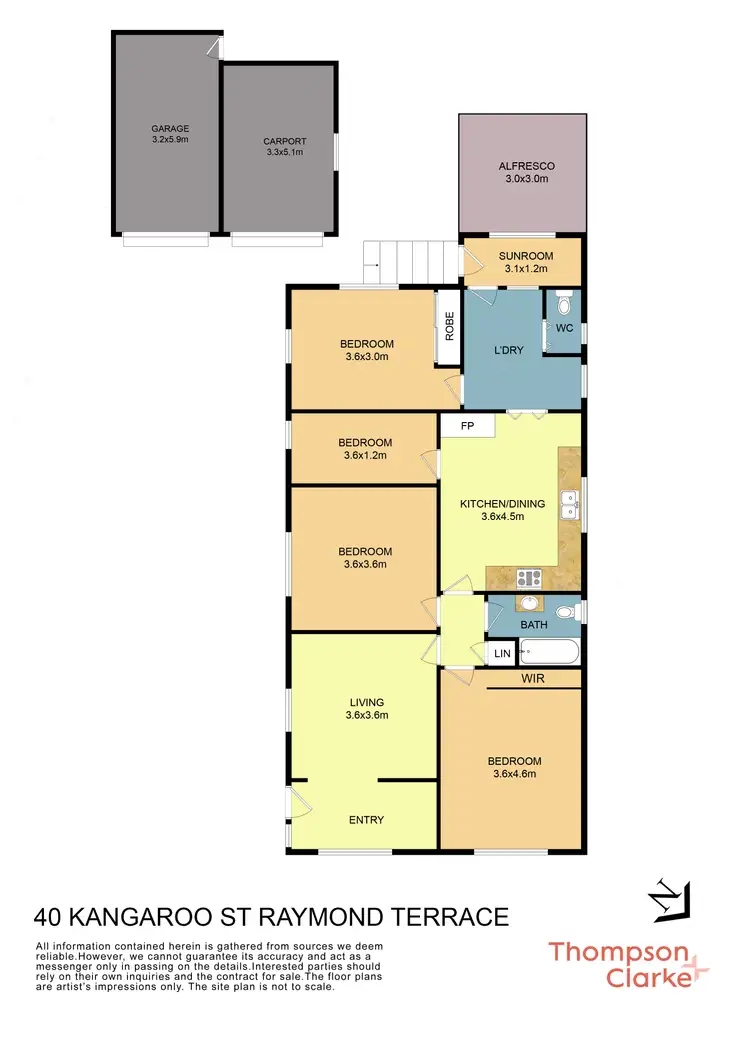 Floorplan of Homely house listing, 40 Kangaroo Street, Raymond Terrace NSW 2324