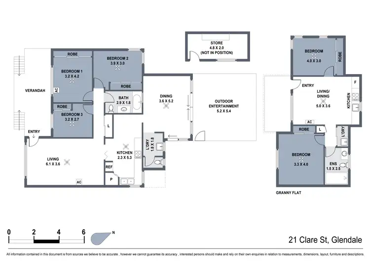 Floorplan of Homely house listing, 21 Clare Street, Glendale NSW 2285