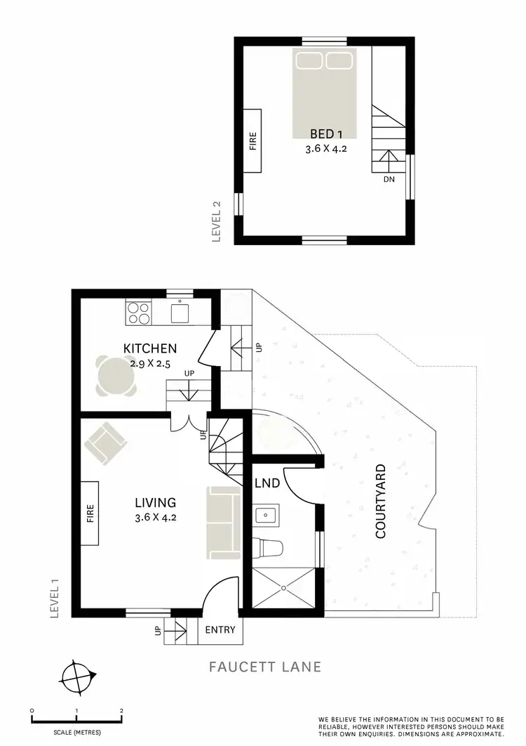 Floorplan of Homely terrace listing, 7 Faucett Lane, Woolloomooloo NSW 2011