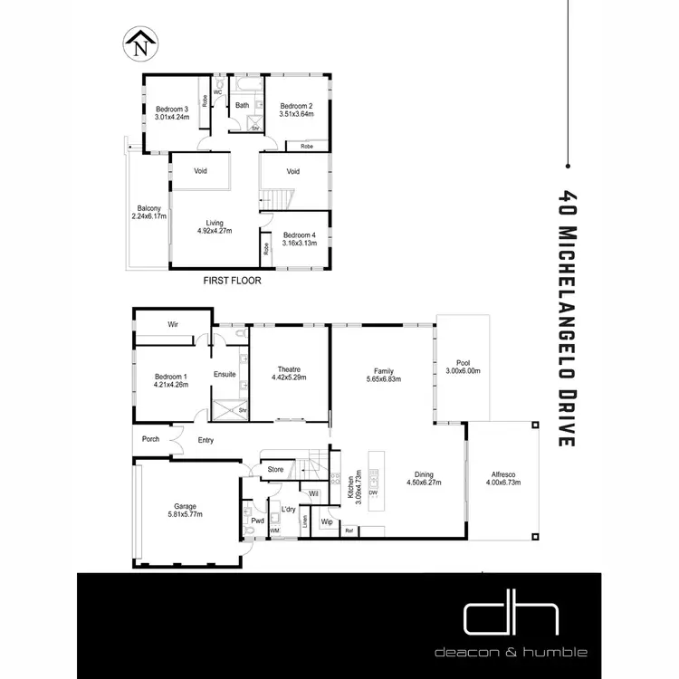 Floorplan of Homely house listing, 40 Michelangelo Drive, Landsdale WA 6065
