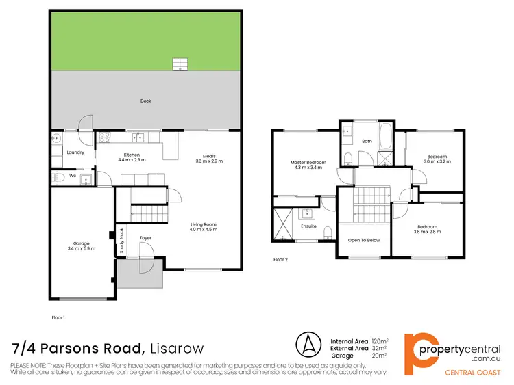 Floorplan of Homely townhouse listing, 7/4 Parsons Road, Lisarow NSW 2250