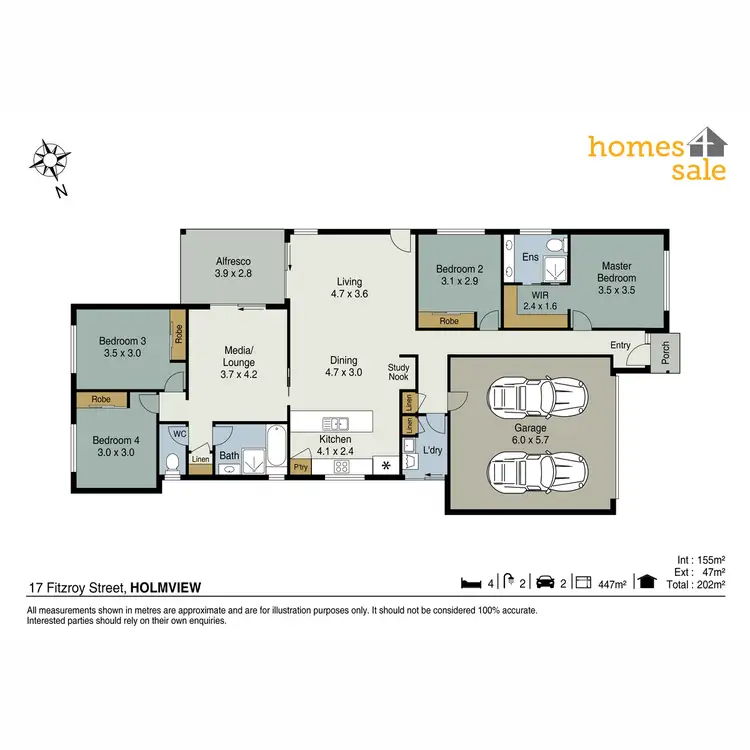 Floorplan of Homely house listing, 17 Fitzroy Street, Holmview QLD 4207