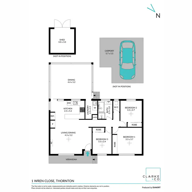 Floorplan of Homely house listing, 1 Wren Close, Thornton NSW 2322