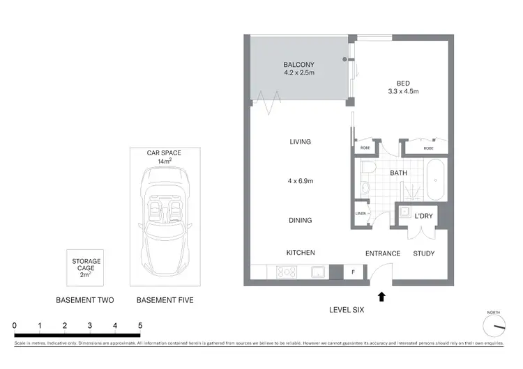 Floorplan of Homely apartment listing, 602/3 Sterling Circuit, Camperdown NSW 2050