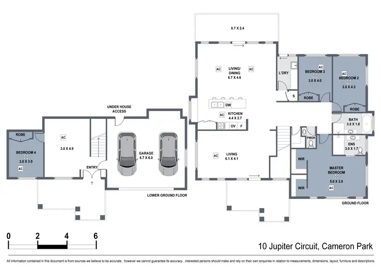 Floorplan of Homely house listing, 10 Jupiter Circuit, Cameron Park NSW 2285