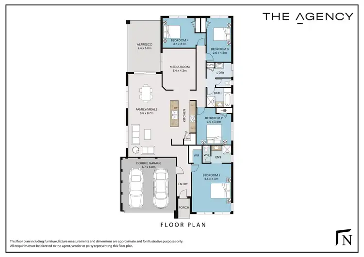 Floorplan of Homely house listing, 7 Tipuana Terrace, Margaret River WA 6285