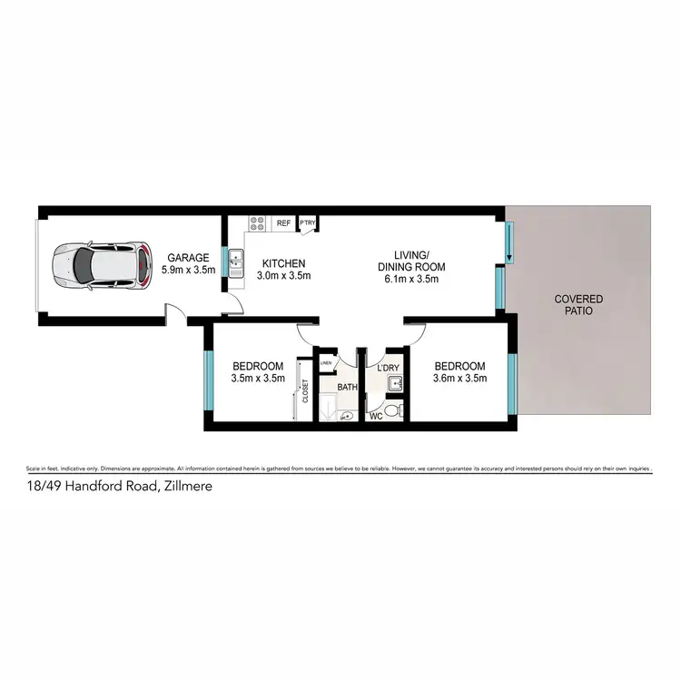Floorplan of Homely villa listing, 18/49 Handford Road, Zillmere QLD 4034
