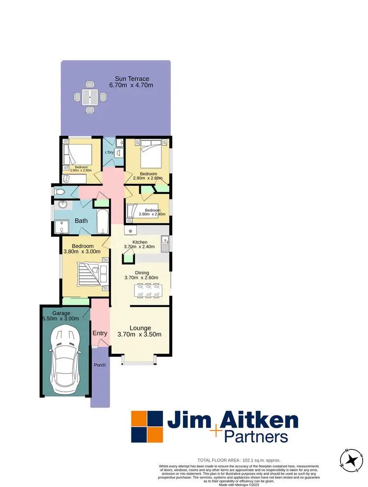 Floorplan of Homely house listing, 22 Friarbird Crescent, Glenmore Park NSW 2745