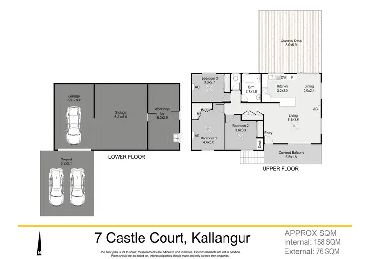 Floorplan of Homely house listing, 7 Castle Court, Kallangur QLD 4503