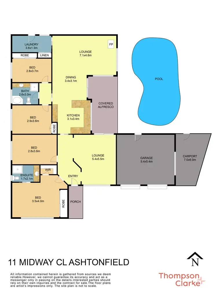 Floorplan of Homely house listing, 11 Midway Close, Ashtonfield NSW 2323