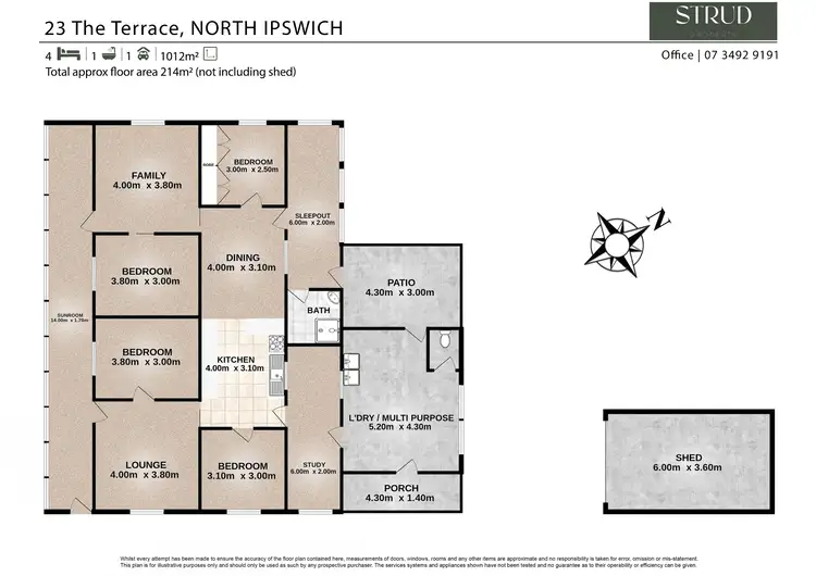 Floorplan of Homely house listing, 23 The Terrace, North Ipswich QLD 4305