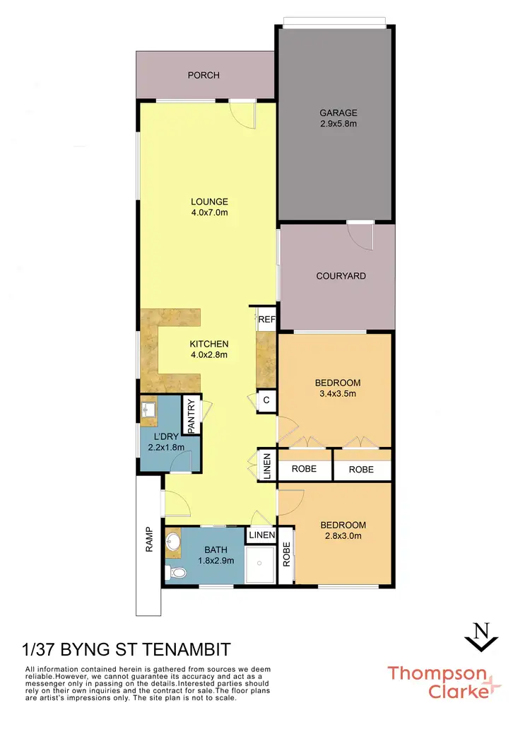 Floorplan of Homely house listing, 1/37 Byng Street, Tenambit NSW 2323