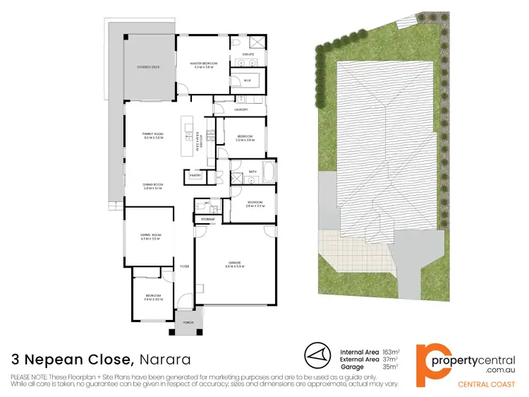 Floorplan of Homely house listing, 3 Nepean Close, Narara NSW 2250