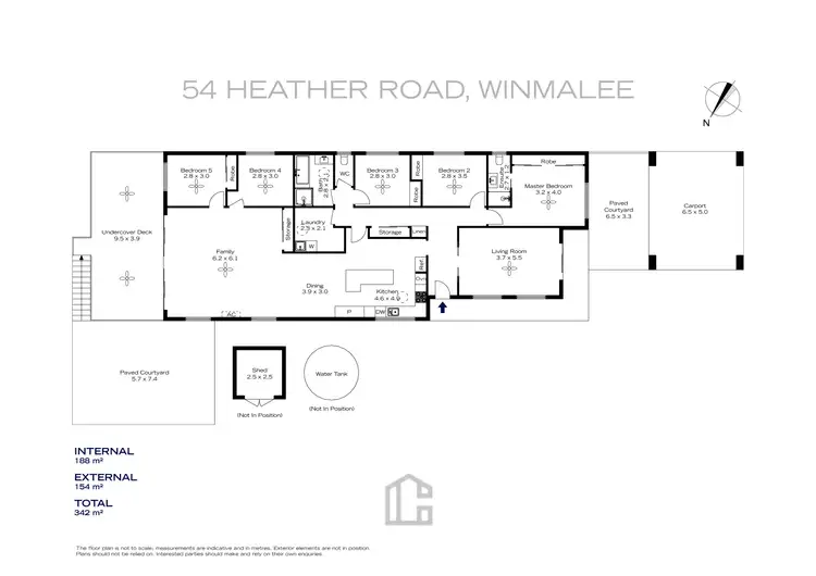 Floorplan of Homely house listing, 54 Heather Road, Winmalee NSW 2777