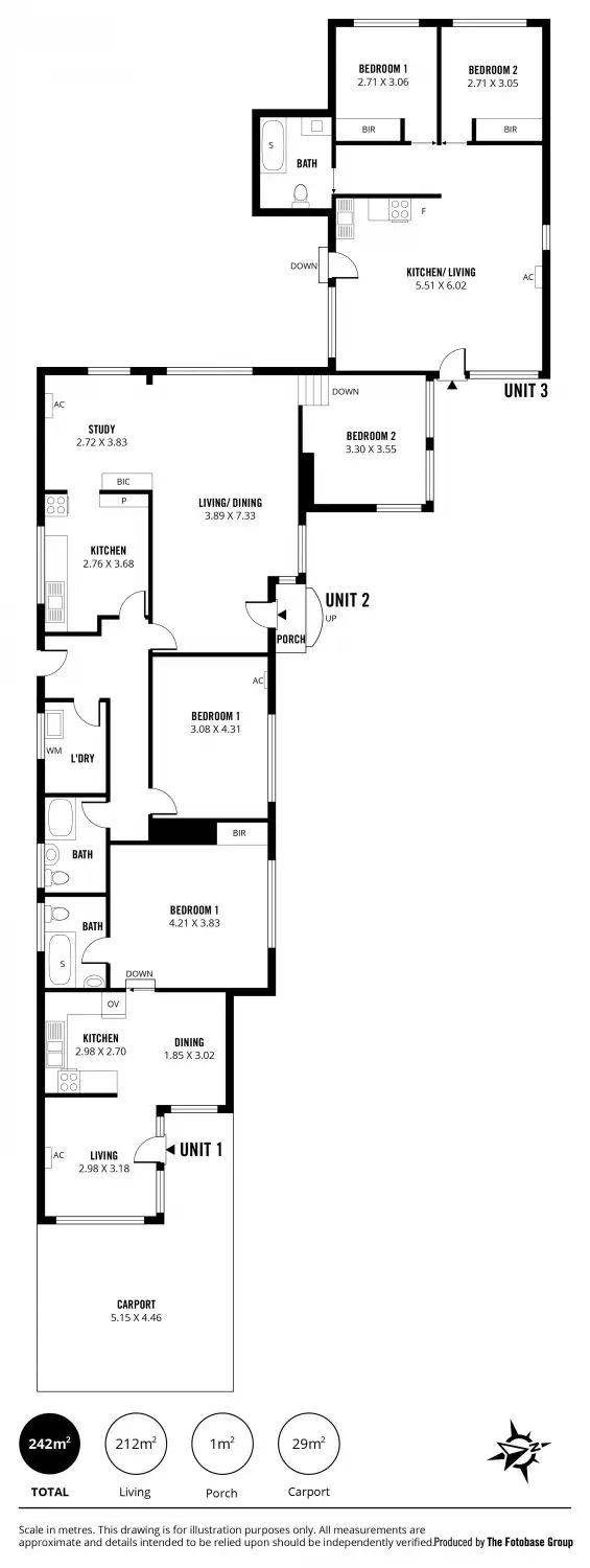 Floorplan of Homely block of units listing, 11 Cygnet Terrace, Kingston Park SA 5049