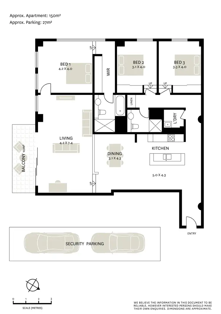 Floorplan of Homely apartment listing, C202/23 Colgate Avenue, Balmain NSW 2041