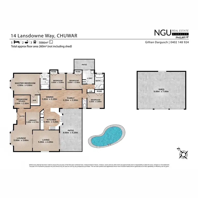 Floorplan of Homely house listing, 14 Lansdowne Way, Chuwar QLD 4306