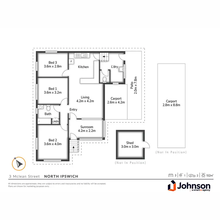 Floorplan of Homely house listing, 3 McLean Street, North Ipswich QLD 4305