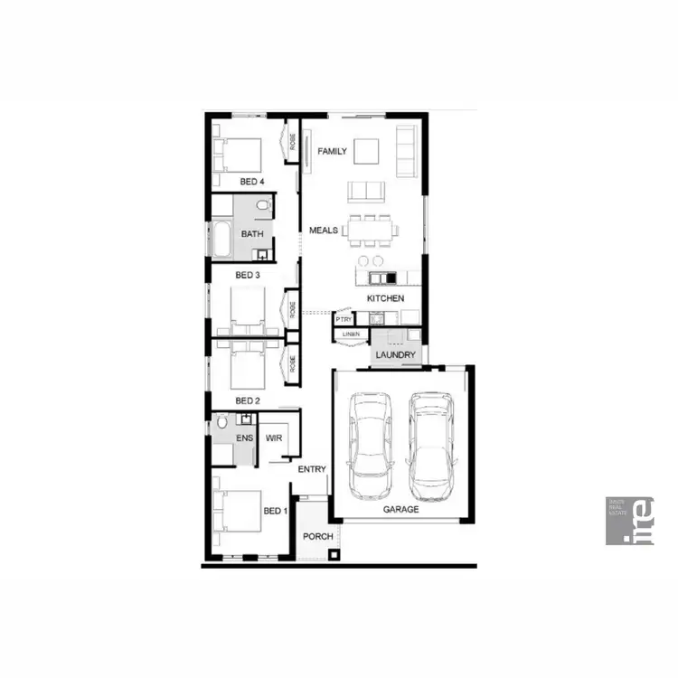 Floorplan of Homely house listing, 6 Currawong Drive, Wangaratta VIC 3677