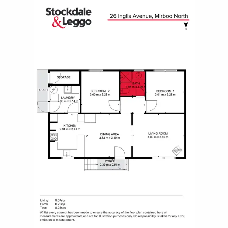Floorplan of Homely house listing, 26 Inglis Avenue, Mirboo North VIC 3871