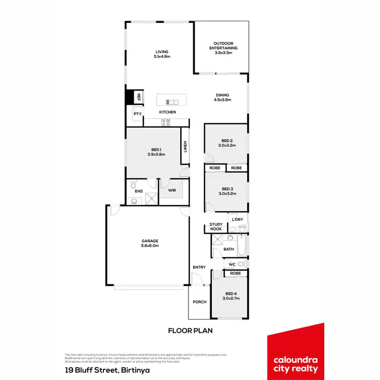 Floorplan of Homely house listing, 19 Bluff Street, Birtinya QLD 4575