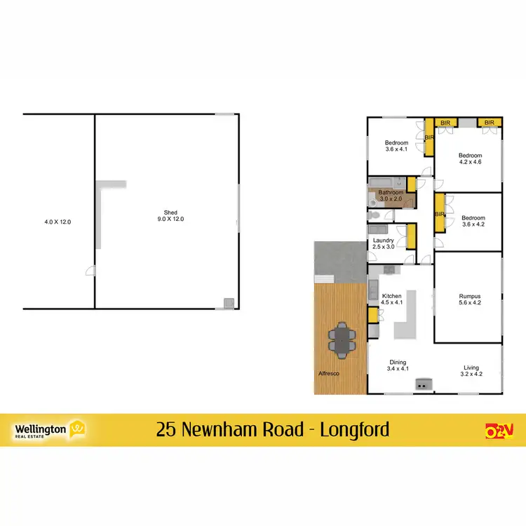 Floorplan of Homely house listing, 25 Newnham Road, Longford VIC 3851